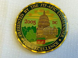 2005 Joint Task Force Armed Forces Inaugural Challenge Coin JTF-AFIC Com... - $29.95