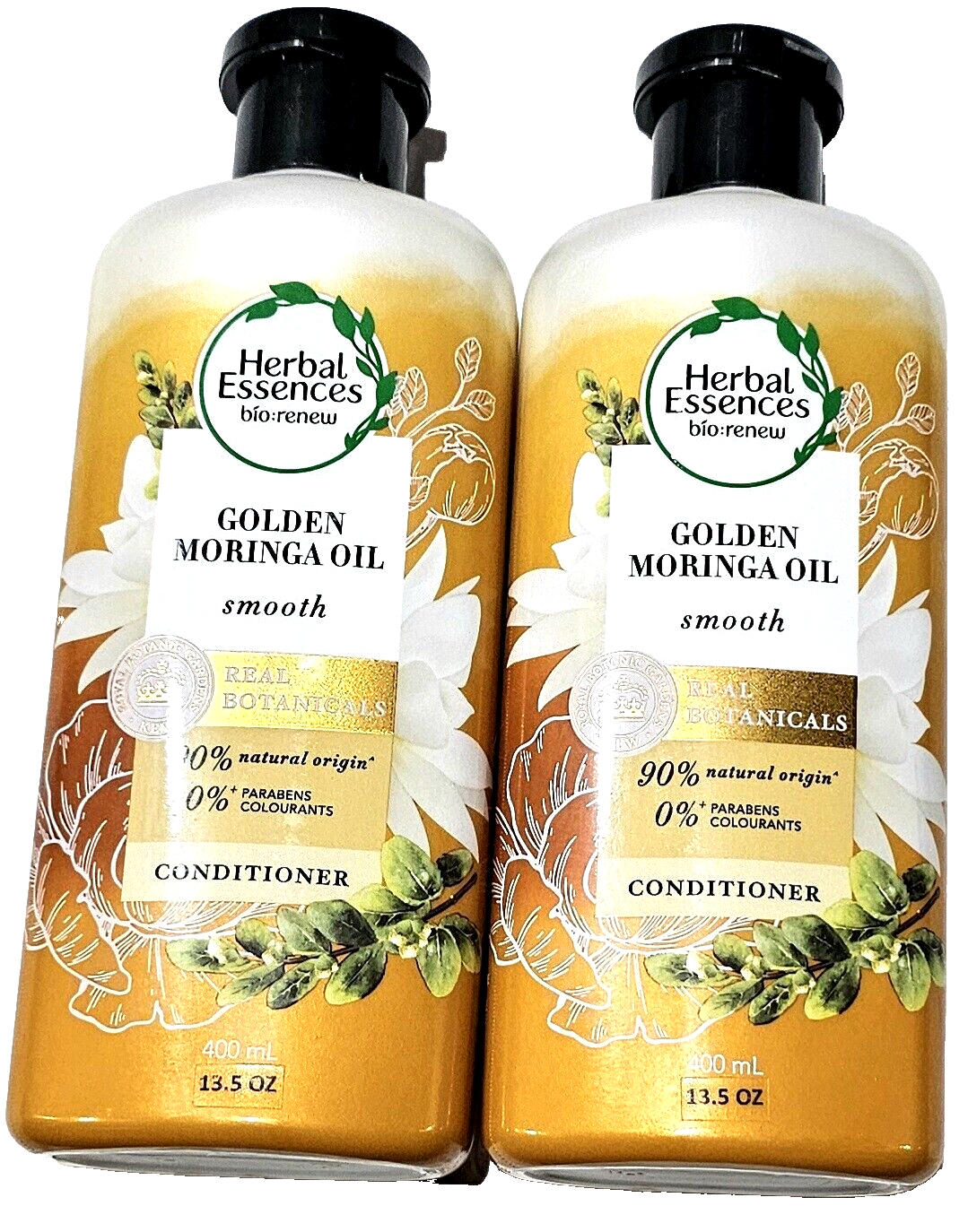 2 Pack Herbal Essences Bio Renew Golden Moringa Oil Smooth Botanicals 13.5oz - $29.99