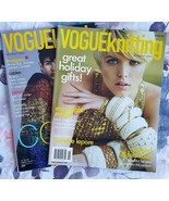 Lot of 7 Knitting Magazines - Vogue, Interweave Knits, DROPS +++  250+ P... - $23.76