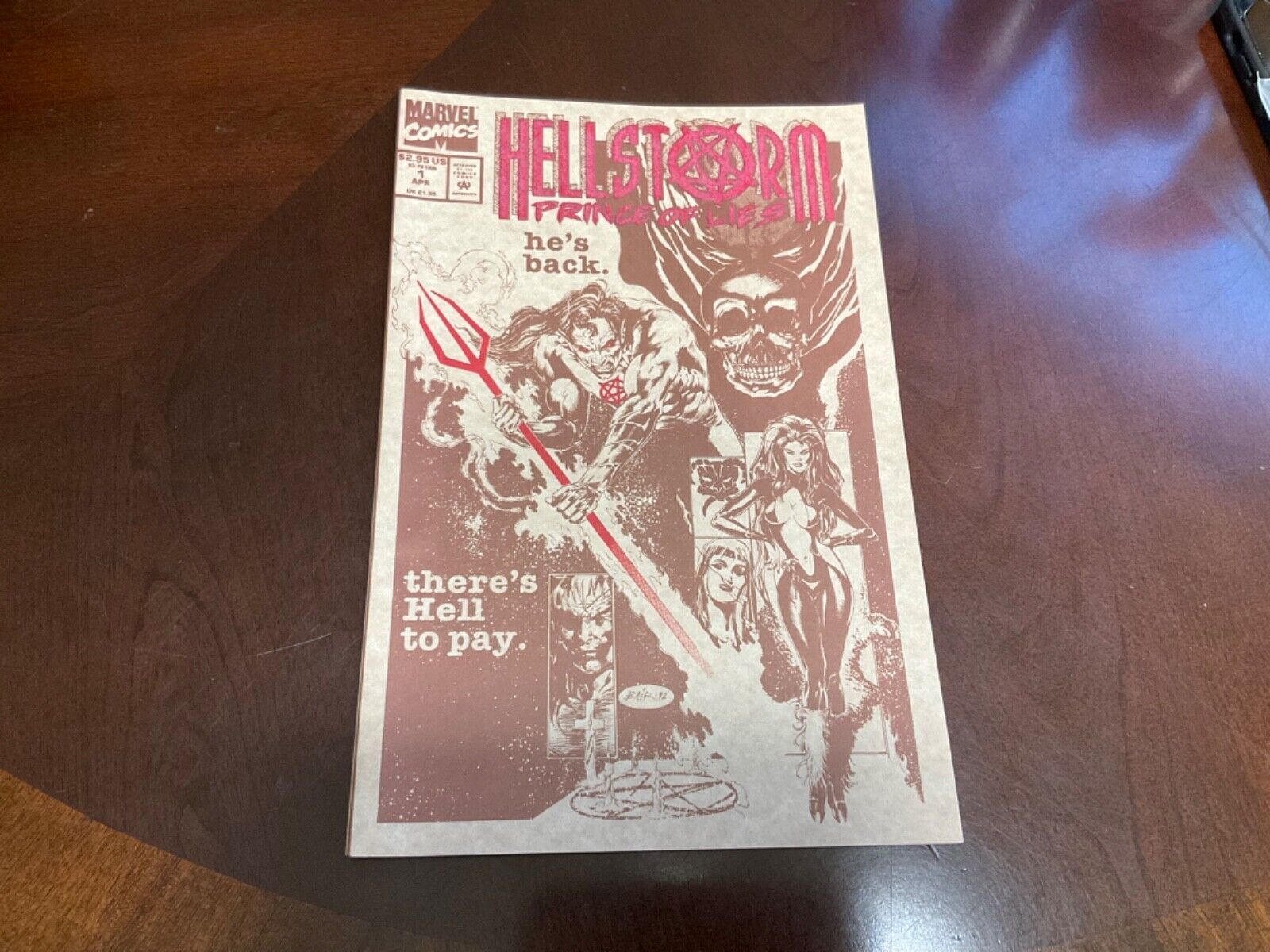 Primary image for 1993 Hellstorm Prince Of Lies #1 Comic Book Marvel Comics - High Grade