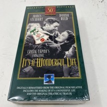 It&#39;s a Wonderful Life (50th Anniv VHS) James Stewart, Donna Reed - New &amp; Sealed - £5.79 GBP