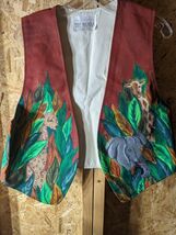 ladies medium size hand painted vest by The Mommas of Longview Texas - $35.63