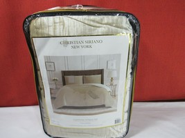 Christian Siriano New York  Crinkle Velvet Champagne Full/Queen Comforter Set - £150.35 GBP