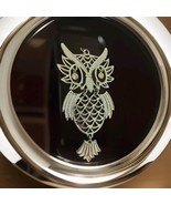 Vintage 1970&#39;s Large 4½&quot; Owl Pendant  Silver Tone 4 1/2” Tall! - €9,45 EUR