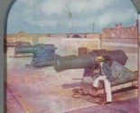 Vtg 1903 Stereoscope Card T.W. Ingersoll Havana Cuba - Old Guns of Morro... - $14.80