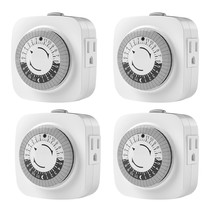 24 Hour Indoor Mechanical Timer with 2 Ground 3 Plug Socket Timer?30 min... - £29.50 GBP