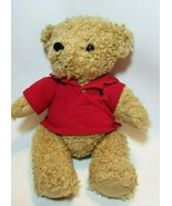 Polo Ralph Lauren Teddy Bear Red Shirt Curly Hair Plush Toy Stuffed Anim... - £13.20 GBP