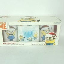 Despicable Me Mug Holiday Christmas Gift Set 2 Mugs Unopened Minion Fun NEW - $39.59