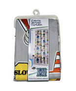 Your Zone Fabric Shower Curtain 72x72in Road Construction Décor Grey - $29.94 CAD