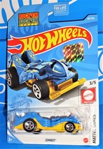 Hot Wheels 2021 Factory Set Mattel Games #46 ZOMBOT Blue Rock&#39;EM Sock&#39;EM Robots - £2.25 GBP