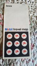 1971 Iowa Mobil Travel Map - $72.19 MXN