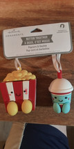 2022 hallmark ornaments popcorn and slushie - $8.99