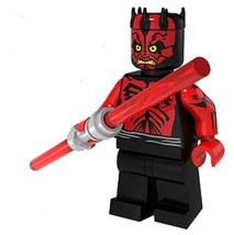 Minifigure Custom Toy Darth Maul Star Wars Phantom Menace S - £5.29 GBP