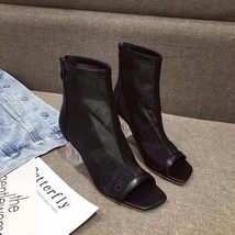 Beige Heeled Sandals Female Shoe Women&#39;s Open Toe Black Closed Girls Fashion New - £58.81 GBP