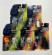 Star Wars Kenner Lot 5 1990&#39;s POTF Freeze Frame Figures Sealed Luke Skyw... - $34.20