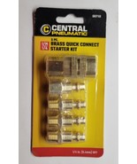 Central Pneumatic 56710 Brass Quick Connect 5 PC Starter Set 1/4&quot; I/M - £8.69 GBP