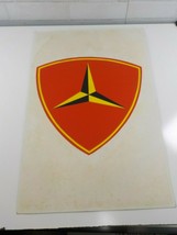 Rare USMC 3rd Marine Infantry Division Insignia Sign From a Recruiters O... - £66.88 GBP