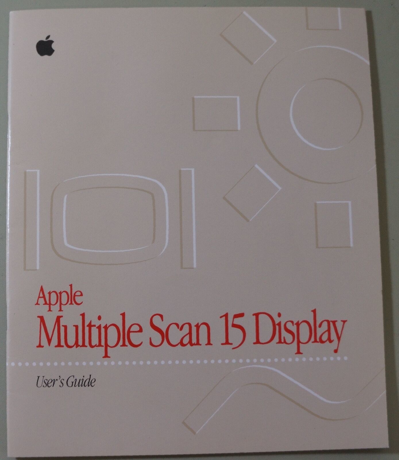 Primary image for Apple Multiple Scan 15 Display - User's Guide 