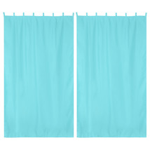 54&quot;X108&quot; Outdoor Privacy Curtain Drape Tab Top Uv30+ Patio Lanai Pergola 2 Piece - £48.75 GBP