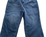 NWT Lee Shadow Veil Wide Leg High Rise Crop Jeans Size 18M - £22.50 GBP