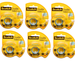Scotch Removable Double Sided Tape, 3/4&quot; x 200&quot;, 6 Pack - $27.07