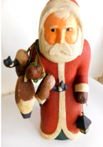 Vincent Giannetto III Handcrafted Country Character St Nick Santa Claus   - £71.20 GBP