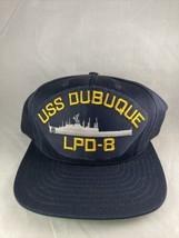 USNS DUBUQUE LPD-1 BASEBALL CAP HAT FREE SHIPPING M-LG MILITARY Adjustable - $19.75
