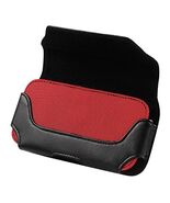 Reiko Leather Horizontal Phone Pouch/Red Interior &amp; Metal Logo Samsung G... - €13,74 EUR