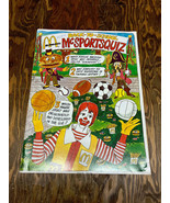 McDonald&#39;s back to school Mcsportsquiz folder vintage advertising paper ... - $19.75