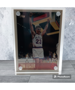 Tim Legler 1996 Bullets Desktop Display Frame Clear Magnetic Size 2.64x3.6 - $20.78
