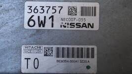 2014 Nissan Frontier 2.5L MT ECU ECM PCM Engine Control Module BEM354-300 A1 image 3