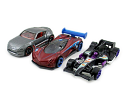 SET*3 Modelli Di Auto In Diecast, MAZDA/NISSAN/FORMULA 1 Racer, Hotwheels... - £25.84 GBP