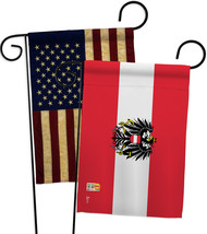 Austria w/Eagle - Impressions Decorative USA Vintage - Applique Garden Flags Pac - £24.25 GBP