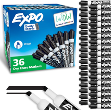 Dry Erase Markers Chisel Tip Black Low-Odor Perfect for Whiteboards - $42.20