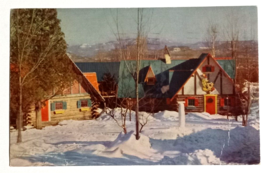 Santa&#39;s Workshop Mountains North Pole New York NY Mike Roberts Postcard c1950s - £3.72 GBP