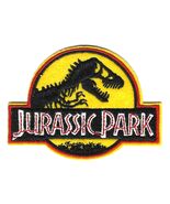 3.25X2.5" Jurassic Park dinosaur IRON ON / SEW ON PATCH  island theme t-... - $9.49