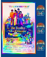 THE BEATLES YELLOW SUBMARINE RARE 3 POSTER PRINTS 1968 - $771.21