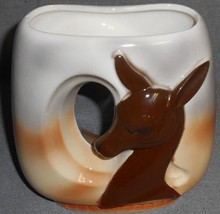 1940s-50s Royal Copley Deer Vase Made In Usa - £18.68 GBP