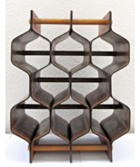 1950&#39;s Swedish Modern Torsten Johansson Rosewood Veneer Beehive Wine Rack - €597,90 EUR