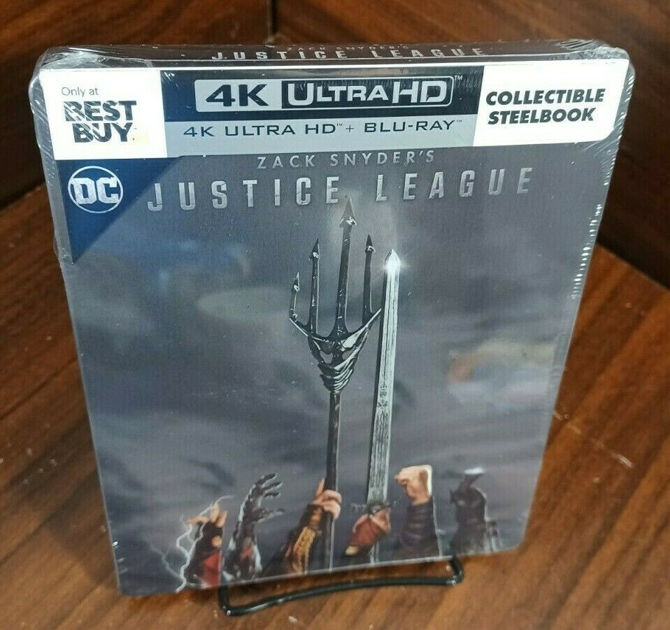 Zack Snyder’s Justice League 4K Collector STEELBOOK (4K+Blu-ray+Digital) NEW Item image 2