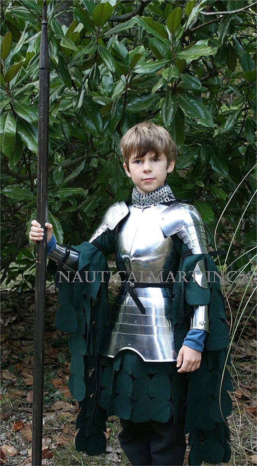 NauticalMart Medieval Knight Circa Armor Kids Costume Wearable Halloween Costume