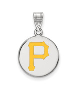 SS MLB  Pittsburgh Pirates Medium Enamel Disc Pendant - $93.93 CAD