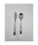 Custom Design CUD1 Jelly Spoon and Butter Spreader Lot of 2 Stainless - $2.73 CAD