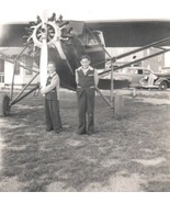 1930s Photograph Two Boys With A Propeller Plan - $19.80