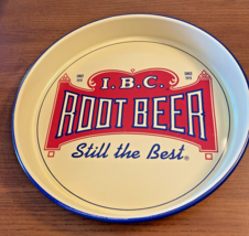 Vintage 1992 I.B.C. Root Beer 12&quot; Round Metal Tray - £16.29 GBP