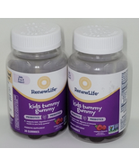 2 Pack Renew Life Kids Tummy Gummy Prebiotic Probiotic Raspberry Digesti... - $15.83