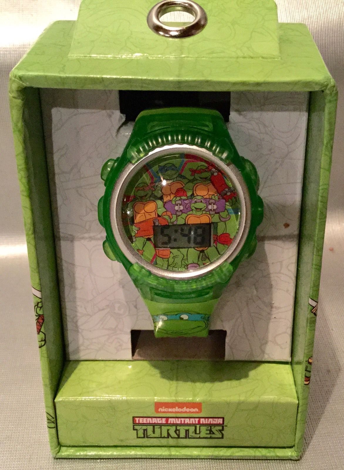 Teenage Mutant Ninja Turtles Flashing Lights Kid's LCD Watch - cowabunga Time! - £15.68 GBP