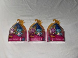 Lot Of 3 DreamWorks Trolls Maddy Collectible Figure with Printed Hair - $14.50