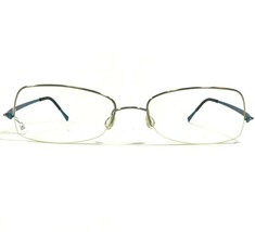 Lindberg Gafas Monturas 3001 COL.P95 Azul Turquesa Plata Ojo de Gato 51-16-135 - £186.55 GBP