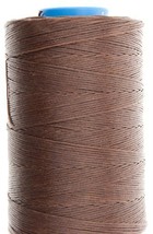 1.2mm Mid Brown Ritza 25 Tiger Wax Thread For Hand Sewing. 25 - 125m len... - $17.64